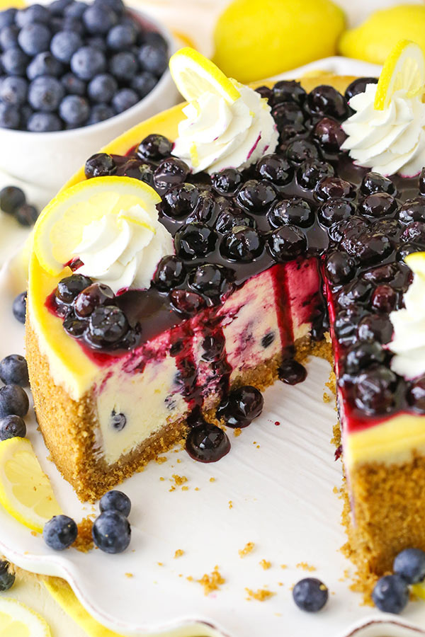 Best Lemon Blueberry Cheesecake recipe