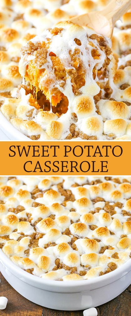 Sweet Potato Casserole photo collage